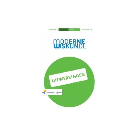 Afbeelding van Moderne wiskunde 10e ed : 4 vwo B : Uitwerkingen