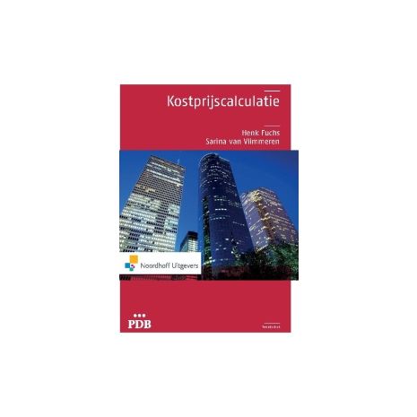 Afbeelding van PDB : Kostprijscalculatie : Tekstboek Afbeelding van PDB : Kostprijscalculatie : Tekstboek
