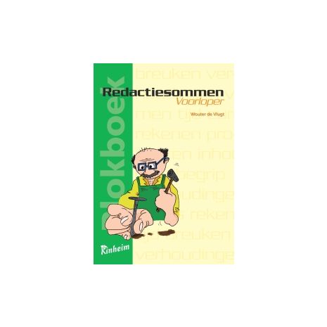 Afbeelding van Blokboek Redactiesommen : Voorloper Afbeelding van Blokboek Redactiesommen : Voorloper