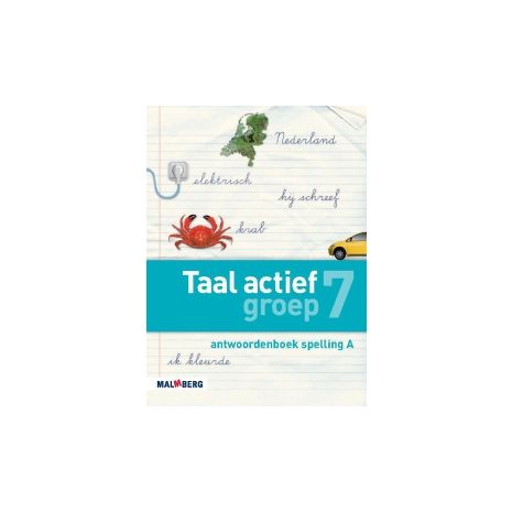 Afbeelding van Taal actief Spelling : Groep 7 A : Antwoordenboek Afbeelding van Taal actief Spelling : Groep 7 A : Antwoordenboek