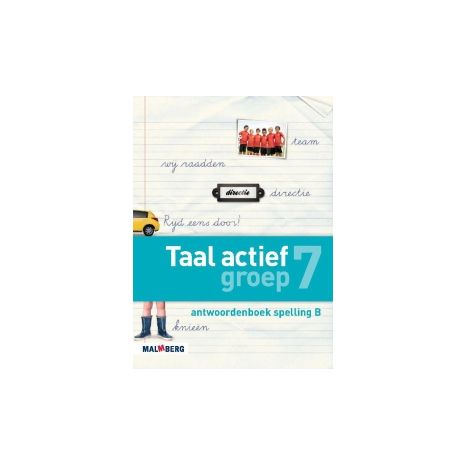 Afbeelding van Taal actief Spelling : Groep 7 B : Antwoordenboek Afbeelding van Taal actief Spelling : Groep 7 B : Antwoordenboek