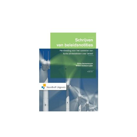 Afbeelding van Schrijven van beleidsnotities Afbeelding van Schrijven van beleidsnotities
