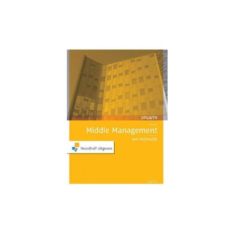 Afbeelding van Middle management : Opgaven Afbeelding van Middle management : Opgaven