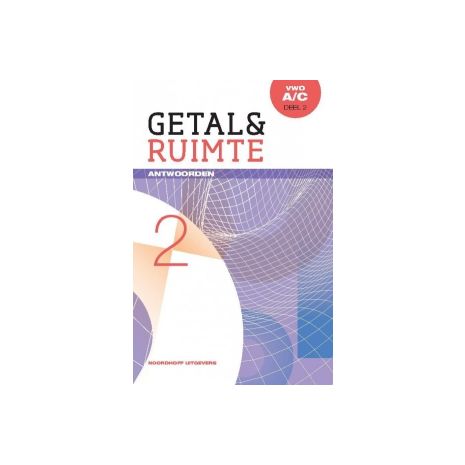 Afbeelding van Getal & ruimte 11e ed : vwo 2 A/C : Antwoorden
