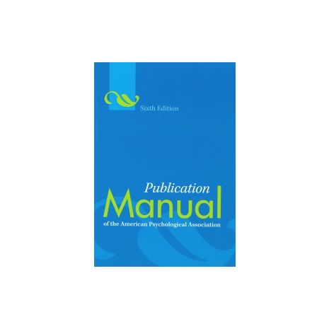 Afbeelding van Publication manual of the American Psychological Association Afbeelding van Publication manual of the American Psychological Association