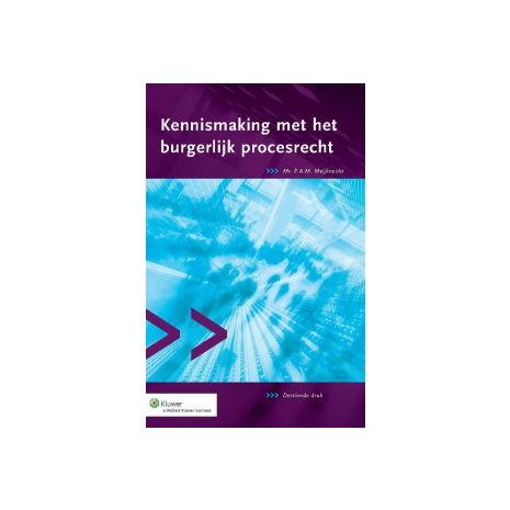 Afbeelding van Kennismaking met het burgerlijk procesrecht
