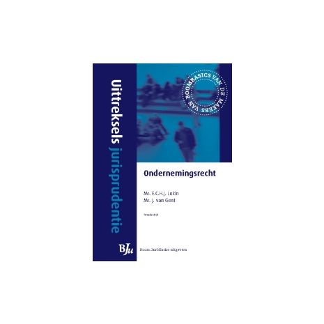 Afbeelding van Uittreksels jurisprudentie ondernemingsrecht Afbeelding van Uittreksels jurisprudentie ondernemingsrecht
