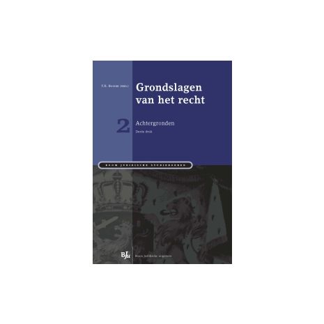 Afbeelding van Grondslagen van het recht 2 : Achtergronden Afbeelding van Grondslagen van het recht 2 : Achtergronden