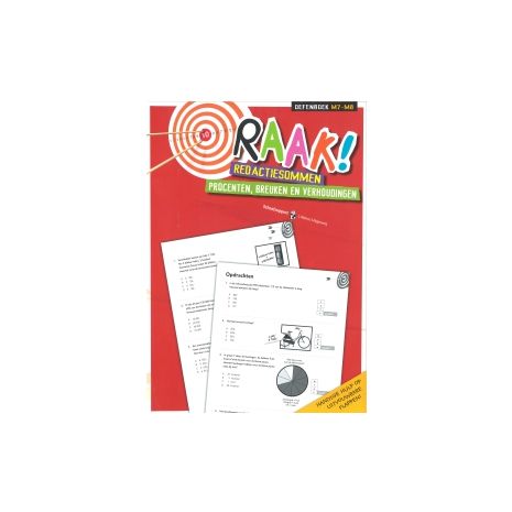 Afbeelding van Raak! Redactiesommen : Groep 7+8 : Oefenboek