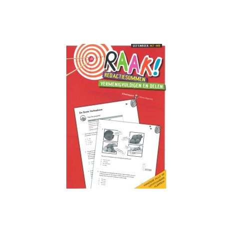 Afbeelding van Raak! Redactiesommen : Vermenigvuldigen/Delen : Groep 7+8