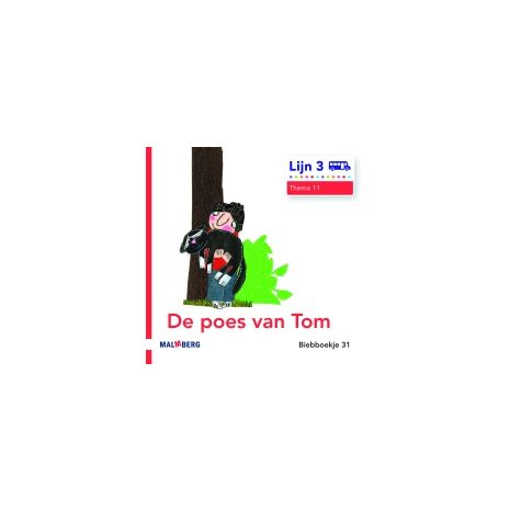 Afbeelding van Lijn 3 : Groep 3 : De poes van Tom : Biebboekje Afbeelding van Lijn 3 : Groep 3 : De poes van Tom : Biebboekje