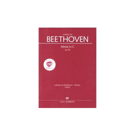 Afbeelding van Beethoven : Messe in C : Op. 86 Afbeelding van Beethoven : Messe in C : Op. 86