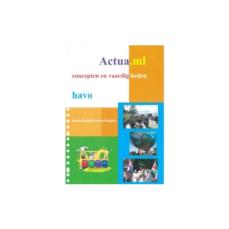 Afbeelding van Actua.ml : havo : Concepten en vaardigheden Afbeelding van Actua.ml : havo : Concepten en vaardigheden