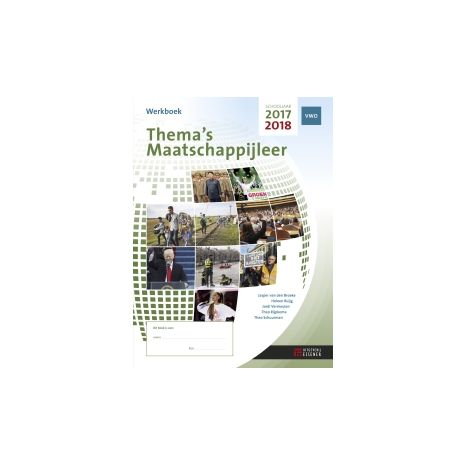 Afbeelding van Thema's maatschappijleer 2017-2018 : vwo : Werkboek Afbeelding van Thema's maatschappijleer 2017-2018 : vwo : Werkboek