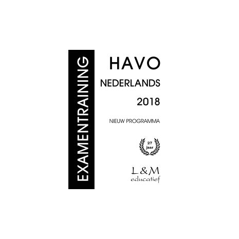 Afbeelding van Examentraining Nederlands : havo : 2018