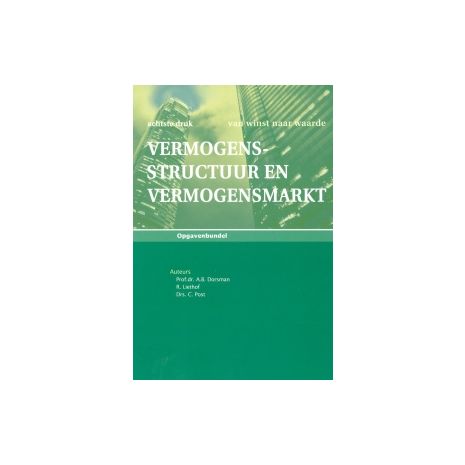 Afbeelding van Vermogensstructuur en vermogensmarkt