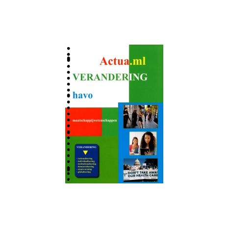 Afbeelding van Actua.ml : havo : Verandering : Leer-/werkboek Afbeelding van Actua.ml : havo : Verandering : Leer-/werkboek