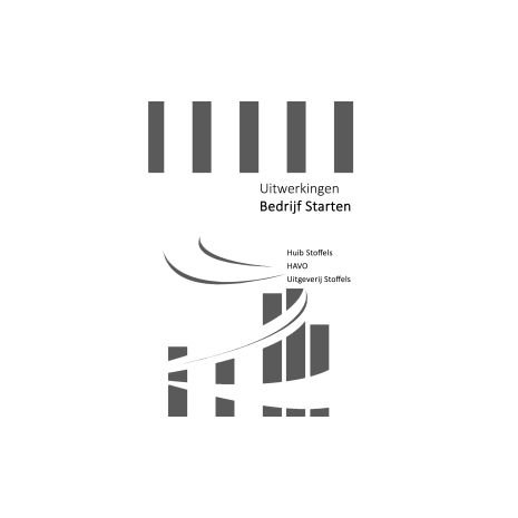 Afbeelding van Stoffels Bedrijfseconomie : havo : Bedrijf starten : Uitwerkingen