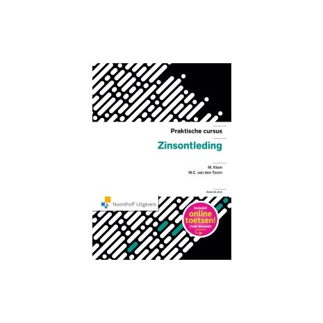 Afbeelding van Praktische cursus zinsontleding : Studieboek Afbeelding van Praktische cursus zinsontleding : Studieboek