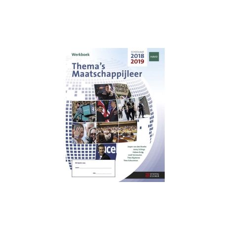 Afbeelding van Thema's maatschappijleer 2018-2019 : havo : Werkboek Afbeelding van Thema's maatschappijleer 2018-2019 : havo : Werkboek