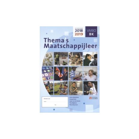 Afbeelding van Thema's maatschappijleer 2018-2019 : vmbo-bk 1 : Leswerkboek Afbeelding van Thema's maatschappijleer 2018-2019 : vmbo-bk 1 : Leswerkboek