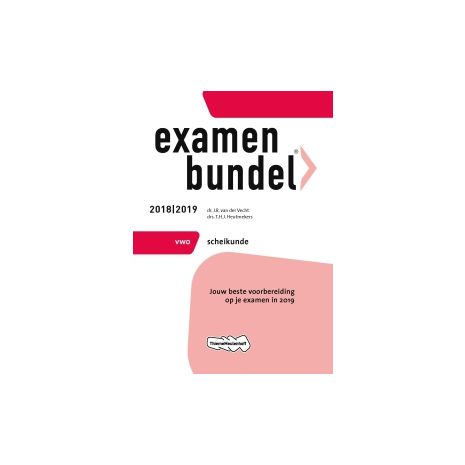 Afbeelding van Examenbundel Scheikunde : vwo : 2018/2019 Afbeelding van Examenbundel Scheikunde : vwo : 2018/2019