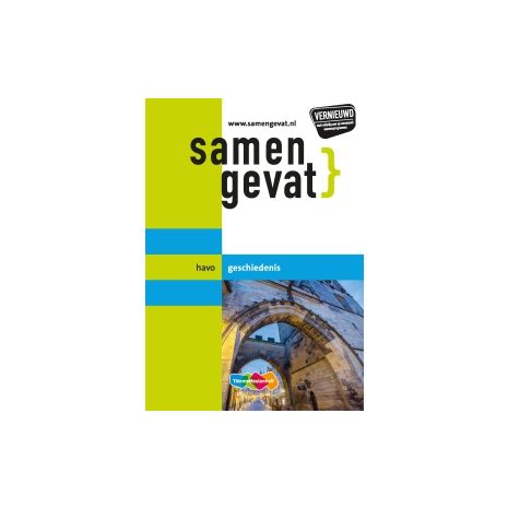 Afbeelding van Samengevat Geschiedenis : havo Afbeelding van Samengevat Geschiedenis : havo