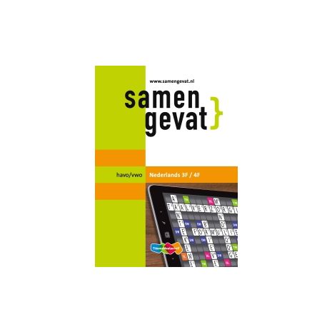 Afbeelding van Samengevat Nederlands 3F/4F : havo/vwo