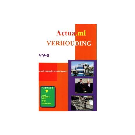 Afbeelding van Actua.ml : vwo : Verhouding