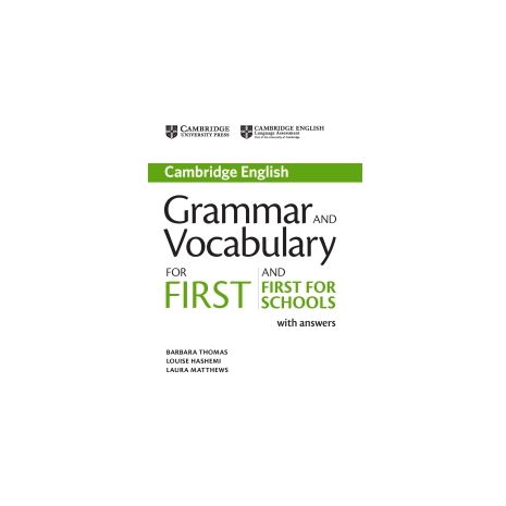 Afbeelding van Grammar and vocabulary for First and First for schools : With answers