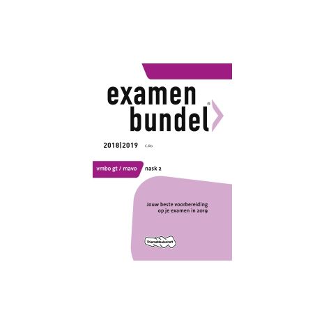 Afbeelding van Examenbundel NaSk 2 : vmbo-gt-mavo : 2018/2019