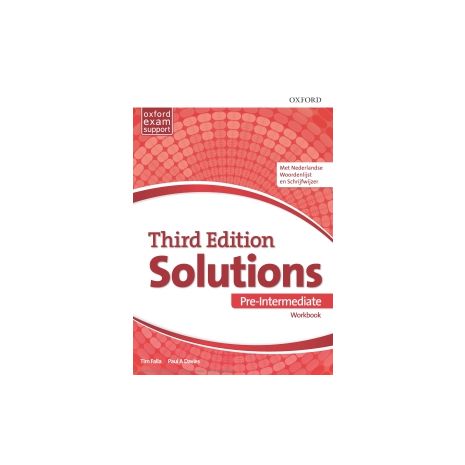 Afbeelding van Solutions 3rd ed : Pre-intermediate : Workbook (NL)