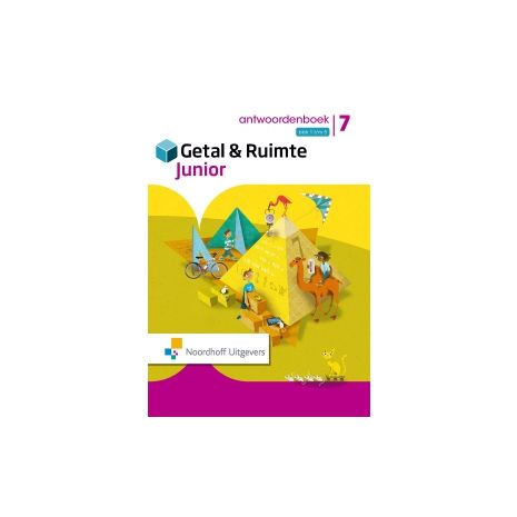 Afbeelding van Getal & ruimte junior : Groep 7, blok 1 t/m 5 : Antwoordenboek