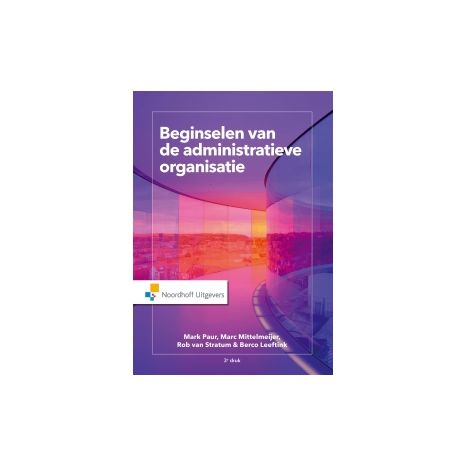 Afbeelding van Beginselen van de administratieve organisatie Afbeelding van Beginselen van de administratieve organisatie