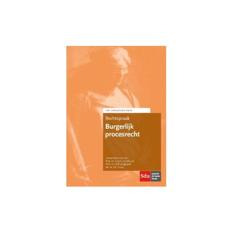 Afbeelding van Rechtspraak burgerlijk procesrecht Afbeelding van Rechtspraak burgerlijk procesrecht