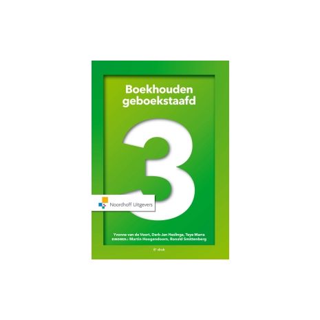Afbeelding van Boekhouden geboekstaafd : 3 Afbeelding van Boekhouden geboekstaafd : 3