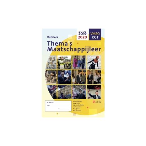Afbeelding van Thema's maatschappijleer 2019-2020 : vmbo-kgt : Werkboek