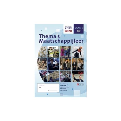 Afbeelding van Thema's maatschappijleer 2019-2020 : vmbo-bk : Les-/werkboek