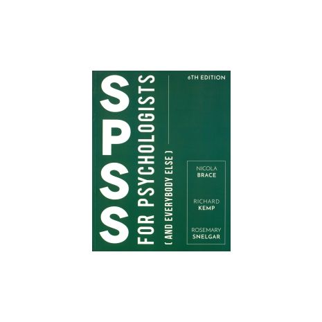 Afbeelding van SPSS for psychologists 6th ed Afbeelding van SPSS for psychologists 6th ed