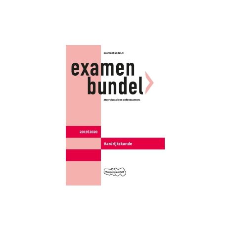 Afbeelding van Examenbundel Aardrijkskunde : vwo : 2019/2020