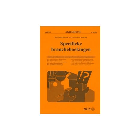 Afbeelding van Specifieke brancheboekingen Afbeelding van Specifieke brancheboekingen