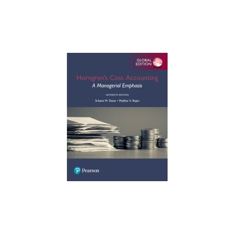 Afbeelding van Horngren's cost accounting