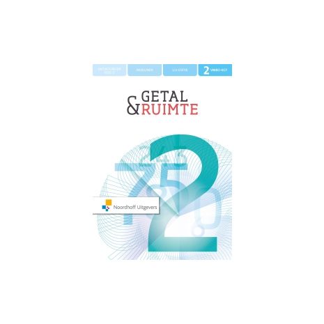 Afbeelding van Getal & ruimte 12e ed : 2 vmbo-kgt 2 : Antwoordenboek