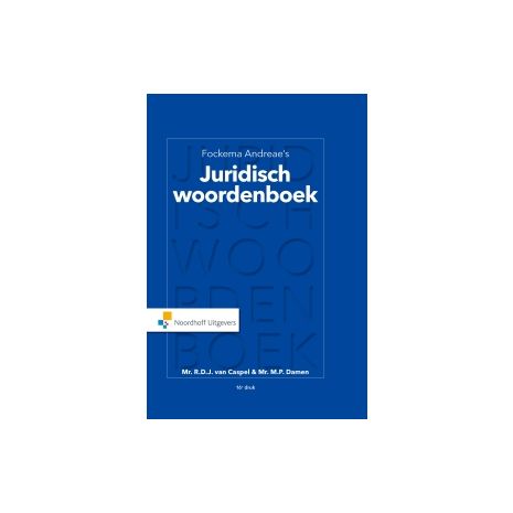 Afbeelding van Fockema Andreae's juridisch woordenboek 16e druk