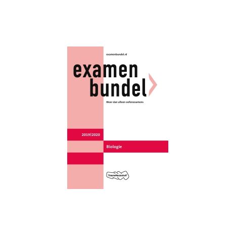 Afbeelding van Examenbunde Biologie : vwo : 2019/2020 Afbeelding van Examenbunde Biologie : vwo : 2019/2020