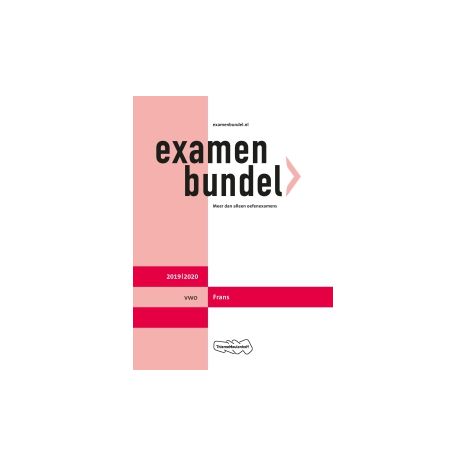 Afbeelding van Examenbundel Frans : vwo : 2019/2020 Afbeelding van Examenbundel Frans : vwo : 2019/2020