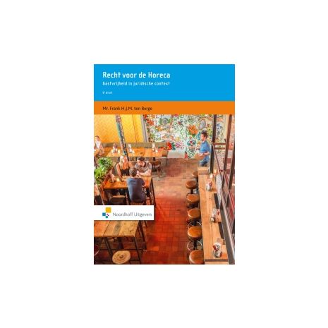 Afbeelding van Recht voor de horeca 5e dr Afbeelding van Recht voor de horeca 5e dr