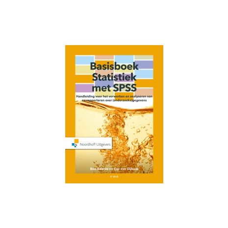 Afbeelding van Basisboek Statistiek met SPSS 6e dr Afbeelding van Basisboek Statistiek met SPSS 6e dr
