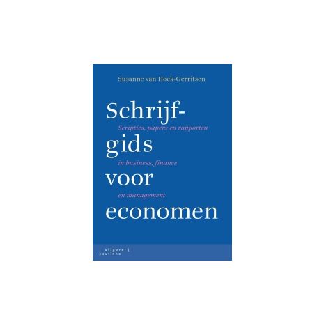 Afbeelding van Schrijfgids voor economen 4e herz. dr Afbeelding van Schrijfgids voor economen 4e herz. dr