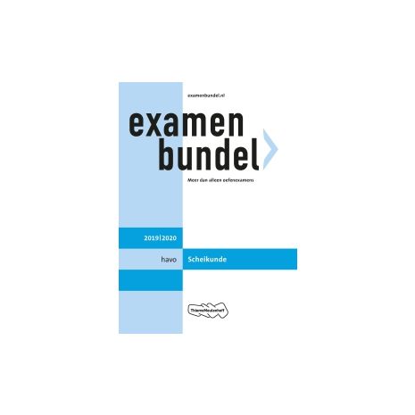 Afbeelding van Examenbundel Scheikunde : havo : 2019/2020 Afbeelding van Examenbundel Scheikunde : havo : 2019/2020